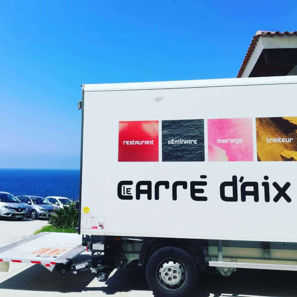 Traiteur camion frigorifique du Carré d'Aix, mer